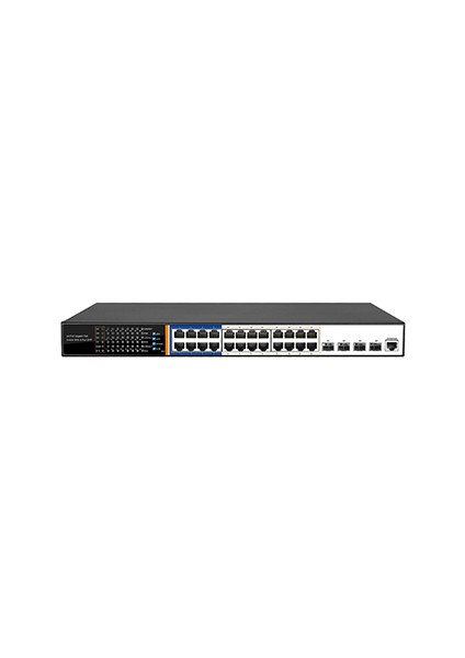 YPS-5024G-4SFP-L3 24 Port Gigabit Yönetilebilir Poe Switch