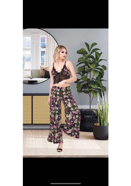 Izabel Ipeksi Büstiyerli Bol Paça Gecelik fiyatları