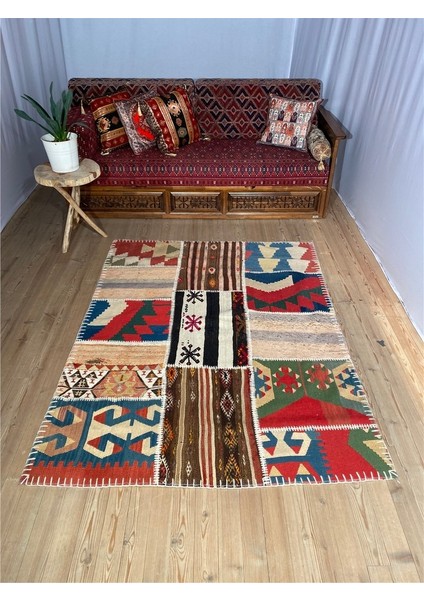El Dokuma Patchwork HALI-134 x 172