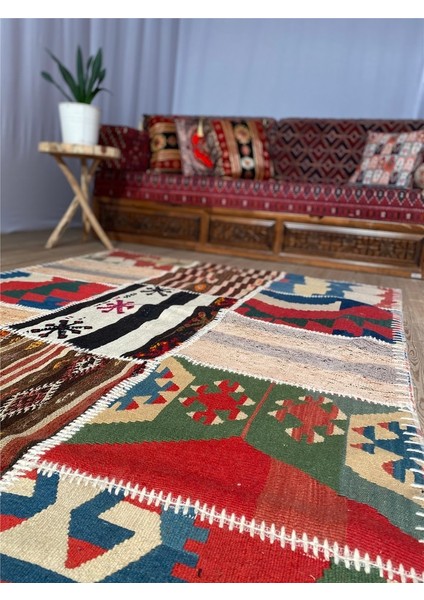 El Dokuma Patchwork HALI-134 x 172