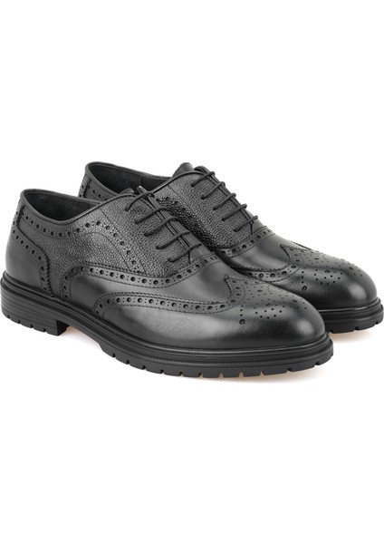 Gixos Siyah Erkek Klasik Deri Ayakkabı