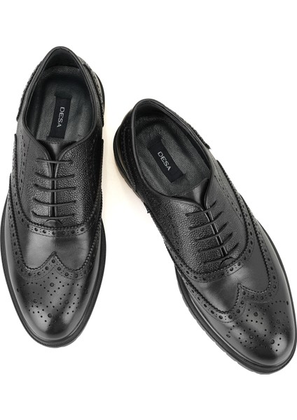 Gixos Siyah Erkek Klasik Deri Ayakkabı fırsatları