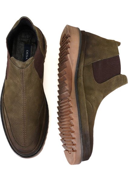 Hope Yeşil Erkek Lastikli Nubuk Deri Bot fırsatları