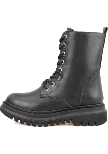 Quins Siyah Kadın Fermuarlı Bot fiyatları