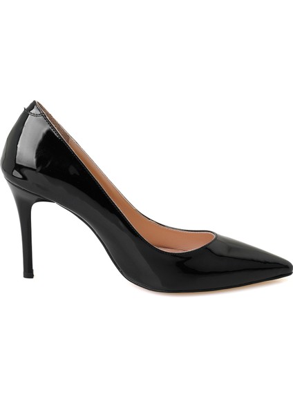 Grace Siyah Kadın Stiletto Topuklu Ayakkabı