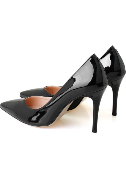 Grace Siyah Kadın Stiletto Topuklu Ayakkabı