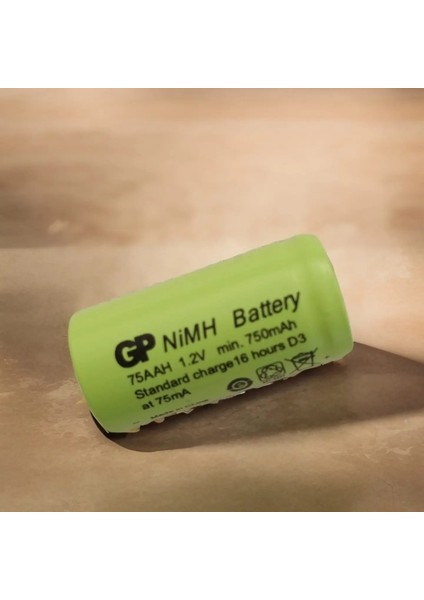 Batteries GP75AAH 750 Mah Düz Kafa Şarjlı Endüstriyel Aaa Ince Kalem Pil