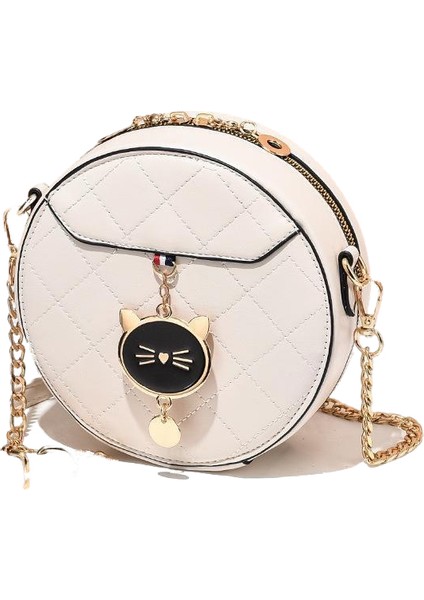 Kadınlar Için High-End Zincir Fransız Niş Çanta 2023 Yeni Ins Kore Versiyonu Çok Yönlü Öğrenci Omuz Crossbody Yabancı Stil Sırt Çantası Crossbody Çanta (Yurt Dışından)