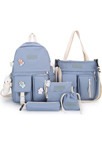 Kız Ilkokul Öğrencisi Ortaokul Lise Öğrencisi Kore Versiyonu Mori Büyük Kapasiteli Kampüs Sırt Çantası Küçük Taze Kız Sırt Çantası Okul Çantası (Yurt Dışından)