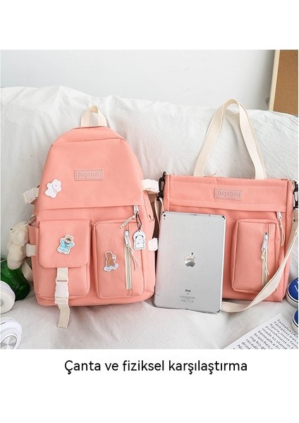 Kız Ilkokul Öğrencisi Ortaokul Lise Öğrencisi Kore Versiyonu Mori Büyük Kapasiteli Kampüs Sırt Çantası Küçük Taze Kız Sırt Çantası Okul Çantası (Yurt Dışından) modelleri