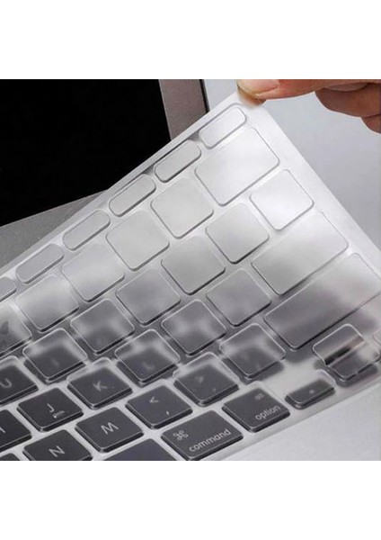 Cep Case MacBook Air 15' 2023 M2 A2941 Klavye Koruyucu Türkçe Q Klavye Silikon Ped Macpad