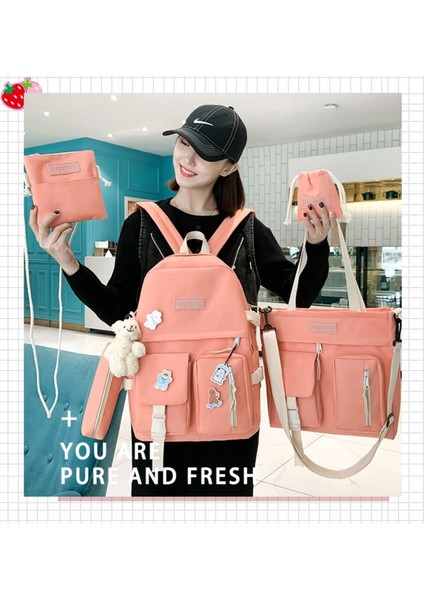 Kız Ilkokul Öğrencisi Ortaokul Lise Öğrencisi Kore Versiyonu Mori Büyük Kapasiteli Kampüs Sırt Çantası Küçük Taze Kız Sırt Çantası Okul Çantası (Yurt Dışından) fırsatları