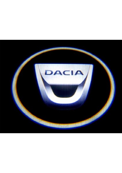 Dk Elektronik Dacia Araçlar Için Pilli Yapıştırmalı Kapı Altı Led Logo