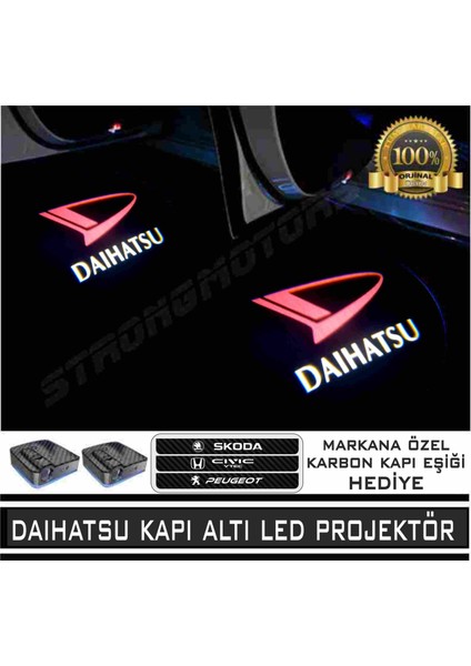 Dk Elektronik Daihatsu Araçları Için Kapı Altı Logo 7 Led Projektör (2 Adet)