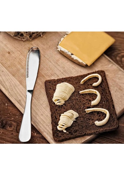 2 Adet Modern Tereyağı Bıçağı | Kahvaltı Bıçağı - 2'li Bal , Kaymak , Tereyağı Bıçağı