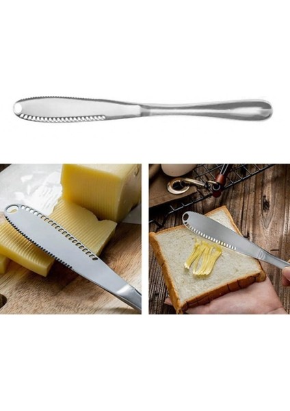 2 Adet Modern Tereyağı Bıçağı | Kahvaltı Bıçağı - 2'li Bal , Kaymak , Tereyağı Bıçağı