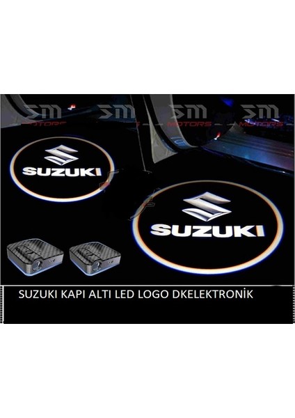 Dk Elektronik Suzuki Kapı Altı Logo Led Projektör 2 Adet