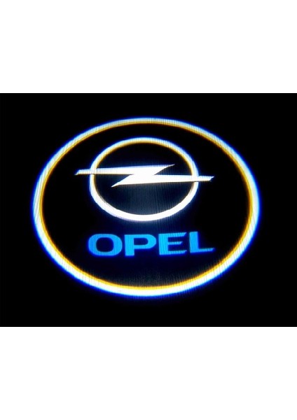 Dk Elektronik Opel Pilli Yapıştırmalı Kapı Altı Led Hayalet Logo 2 Adet