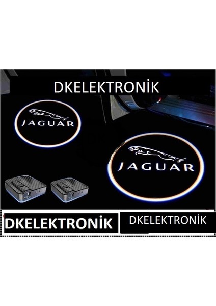 Dk Elektronik Jaguar Kapı Altı Led Logo Projektör 2 Adet