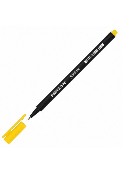 Fineliner 0.4 mm Keçe Uçlu Kalem Sarı