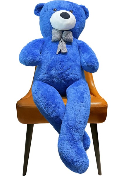 Papyonlu Büyük Peluş Ayıcık 130 cm - % 100 Yerli Pelüş Ayı