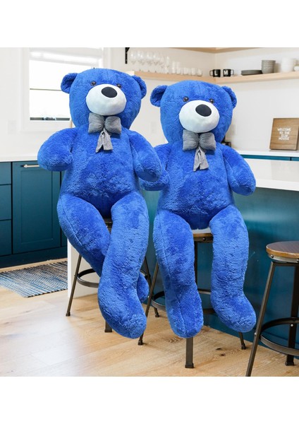 Papyonlu Büyük Peluş Ayıcık 130 cm - % 100 Yerli Pelüş Ayı