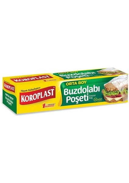 Orta Boy Buzdolabı Poşeti 24X38CM (30 Lu Paket)