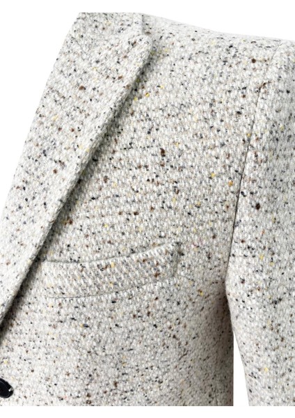 Slim Fit Sivri Yaka Yün Bej Kaban fiyatları