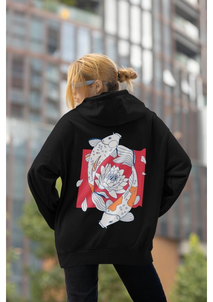 Fish Oversize Hoodie