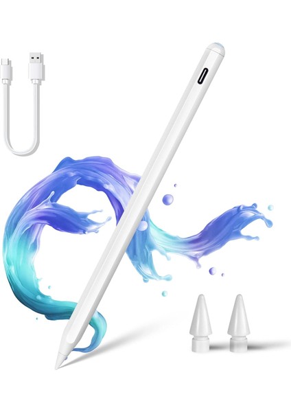 MTK Moveteck Xiaomi Redmi Pad Se 11 Inç Uyumlu Android Tablet Kalemi Pencil Dokunmatik Kalem Stylus Yazı Çizim Alüminyum Kasa Teknik Kalem