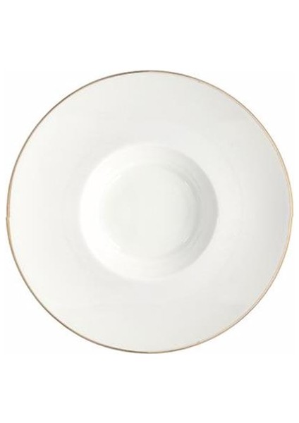6'lı Minez Altın Yaldız Çay Tabak 13 cm