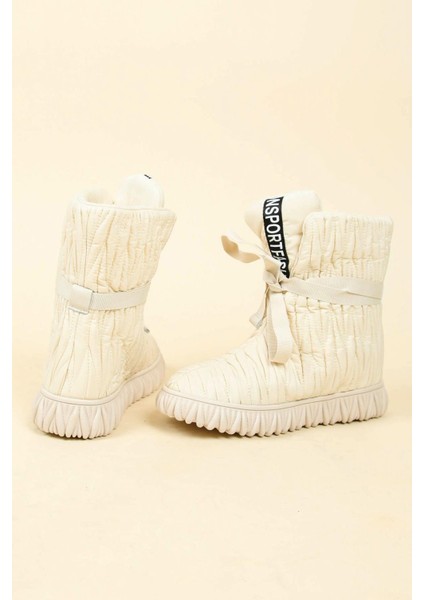 Guja Dikiş Detaylı Şişme Bot Bej fiyatları