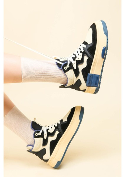 Guja Garnili Kalın Taban Sneakers Siyah fırsatları