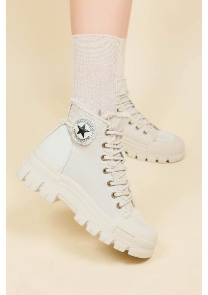 Guja Kanvas Sneakers Bej