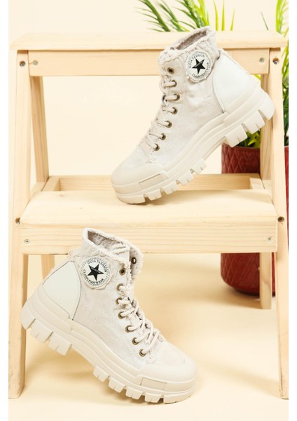 Guja Kanvas Sneakers Bej fırsatları