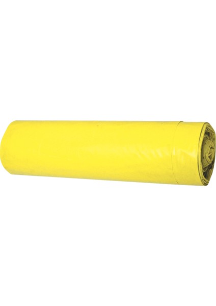 80X110 cm Jumbo Çöp Torbası 400 gr Sarı 20 Adet