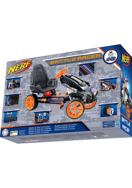 Nerf Battle Racer 4 Tekerlekli Gokart Bisikleti