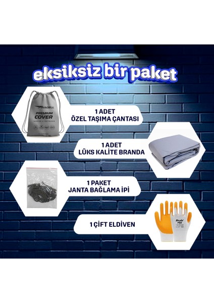 Mazda 3 Hatchback 2003-2009 Fitline Araba Brandası Miflonlu Branda Oto Çadır Örtü