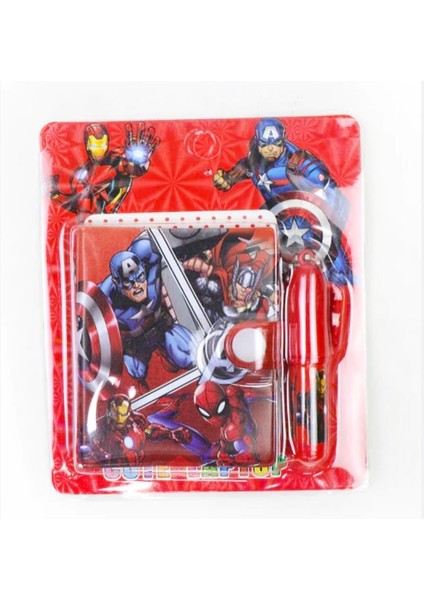 Avengers Karakterleri Mini Defter Kalem Set