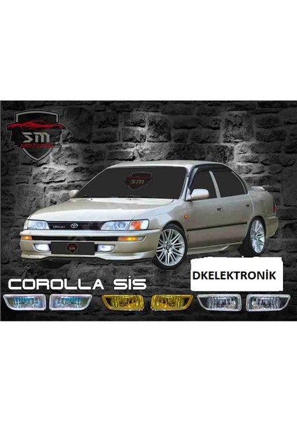 Dk Elektronik Toyota Corolla Efsane Kasa Sis Farı Beyaz - Halojen Ampül