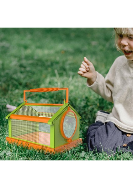 Taşıma I Taşınabilir Habitat Kafesi Caterpillars Yeşil Turuncu (Yurt Dışından)