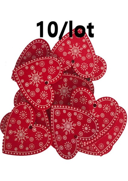 Dıy Xmas Ağaç Hanging Pendants Dekorasyon Ev 10PCS/LOT Noel Ağaç Ornamentları 2024 Yeni Yıl Parti Dekorasyon Sunucusu (Yurt Dışından)