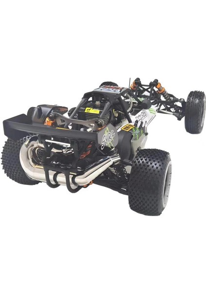 Sy Racıng 1/5 Baja 5b 30.5cc Rtr Kurşunsuz Benzinli Uzaktan Kumandalı Rc Arazi Model Araba 80+ Kmh 75CM Uzunluk Offroad Beyaz-Yeşil ( Kullanıma Hazır )