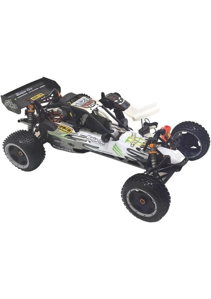 Sy Racıng 1/5 Baja 5b 30.5cc Rtr Kurşunsuz Benzinli Uzaktan Kumandalı Rc Arazi Model Araba 80+ Kmh 75CM Uzunluk Offroad Beyaz-Yeşil ( Kullanıma Hazır )