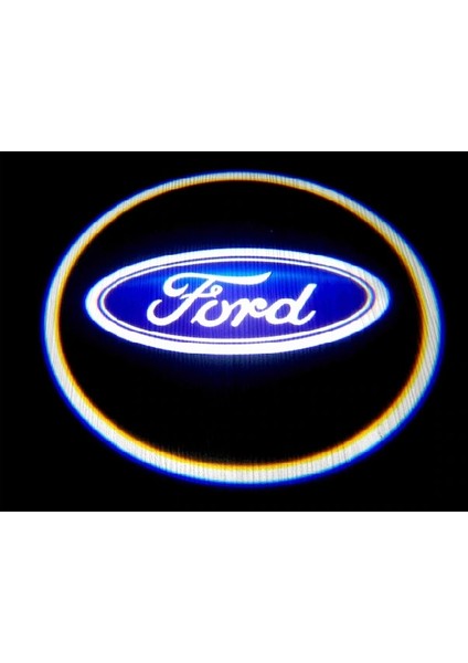 Dk Elektronik Ford Pilli Yapıştırmalı Kapı Altı Led Hayalet Logo