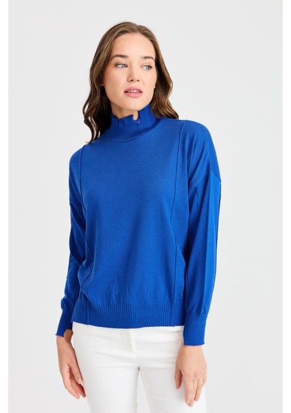 Kadın Nervürlü Bluz 22157 Saks fiyatları