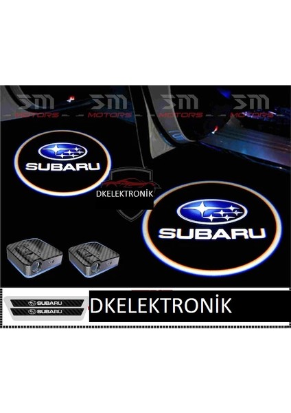 Dk Elektronik Subaru Kapı Altı Led Logo Projektör 2 Adet