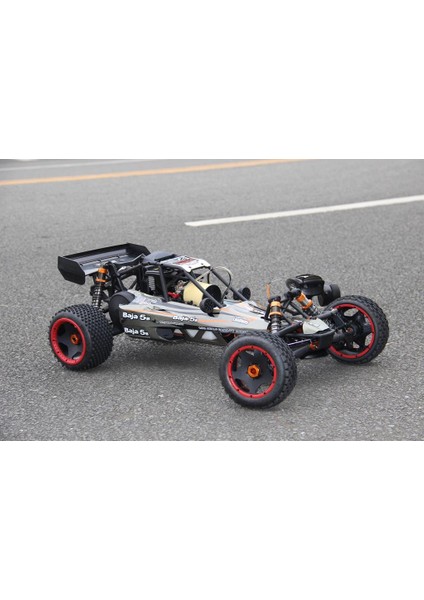 Sy Racıng 1/5 Baja 5b 30.5cc Rtr Kurşunsuz Benzinli Uzaktan Kumandalı Rc Arazi Model Araba 80+ Kmh 75CM Uzunluk Offroad Gri( Kullanıma Hazır )
