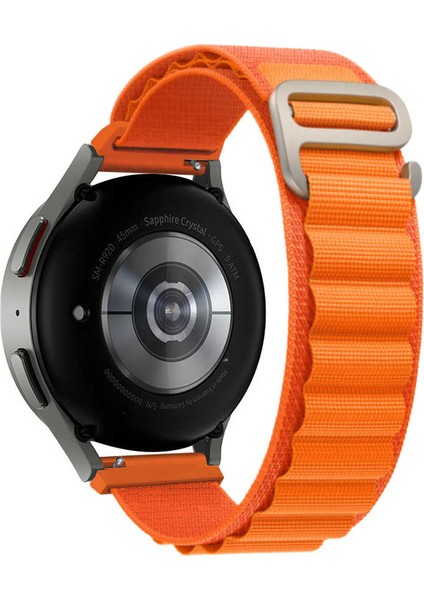 Huawei Watch Gt 4 (46MM) Uyumlu Alpine Loop Kordon-74 Turuncu