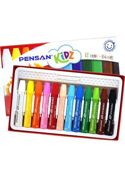 Kidz Pastel Boya 12 Renk